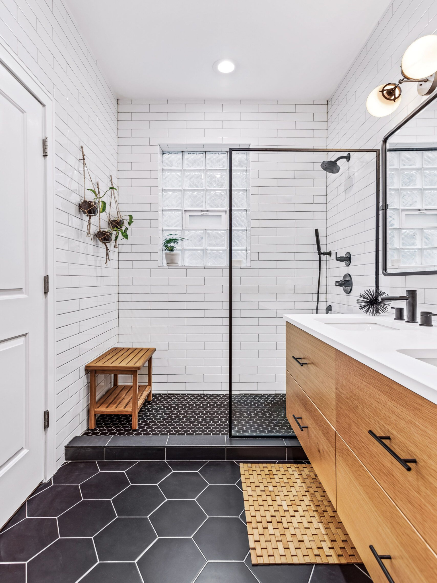 Black and White Tile Ideas For Every Bathroom - This Old House Black and White Tile Ideas For Every Bathroom - This Old House