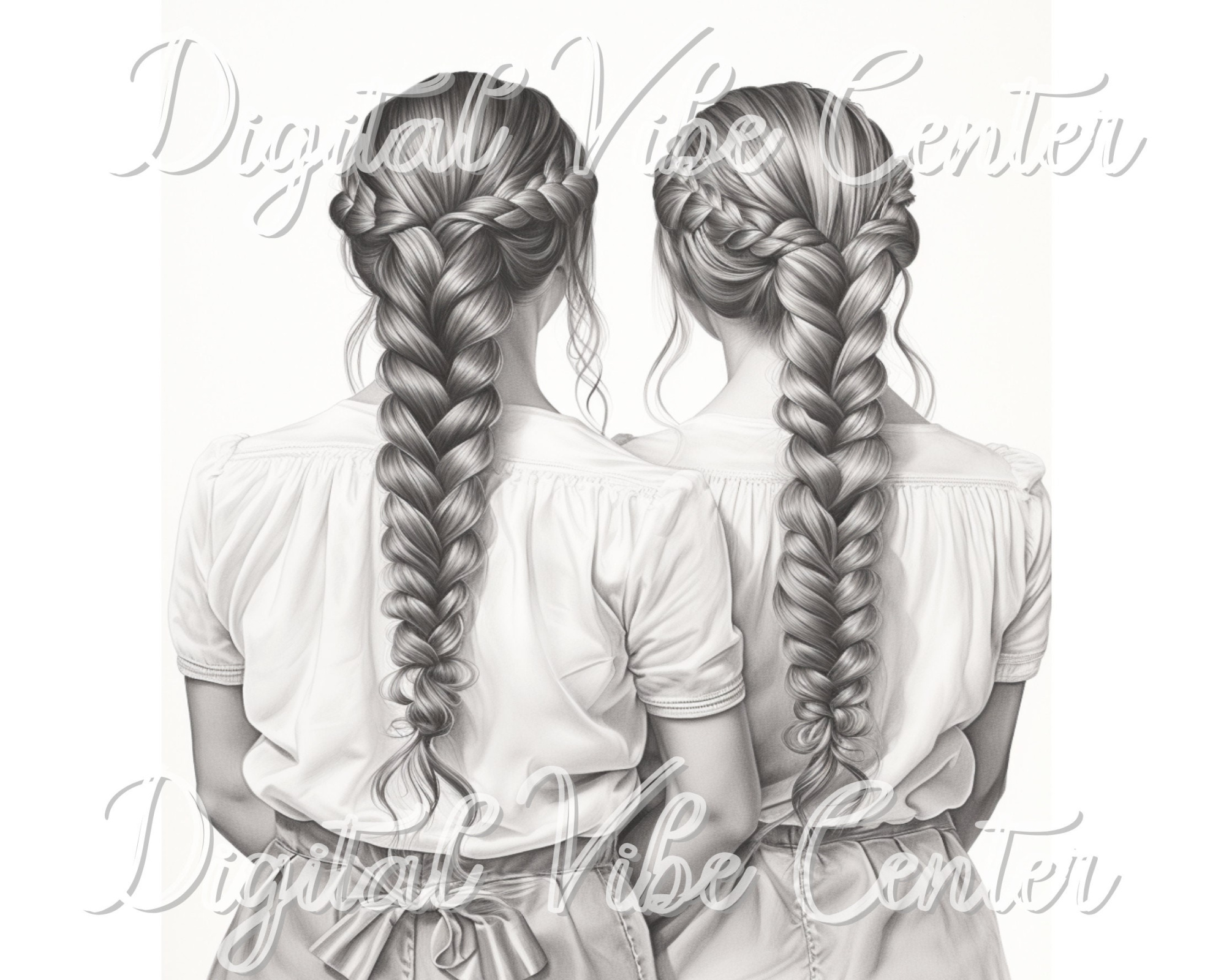 Best Friend Coloring Page Girls Coloring Book Braided Hair Best Friend Coloring Page Girls Coloring Book Braided Hair