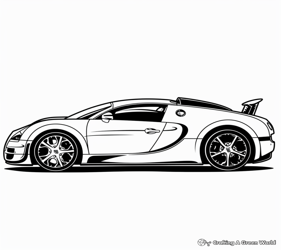 Bugatti Coloring Pages - Free & Printable! Bugatti Coloring Pages - Free & Printable!