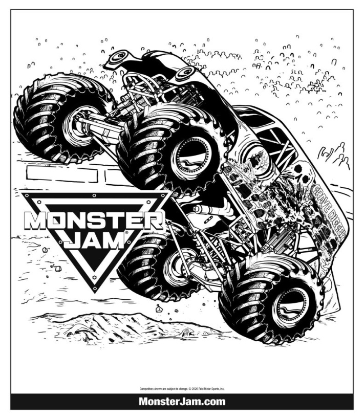 Coloring Sheets Monster Jam® Coloring Sheets Monster Jam®