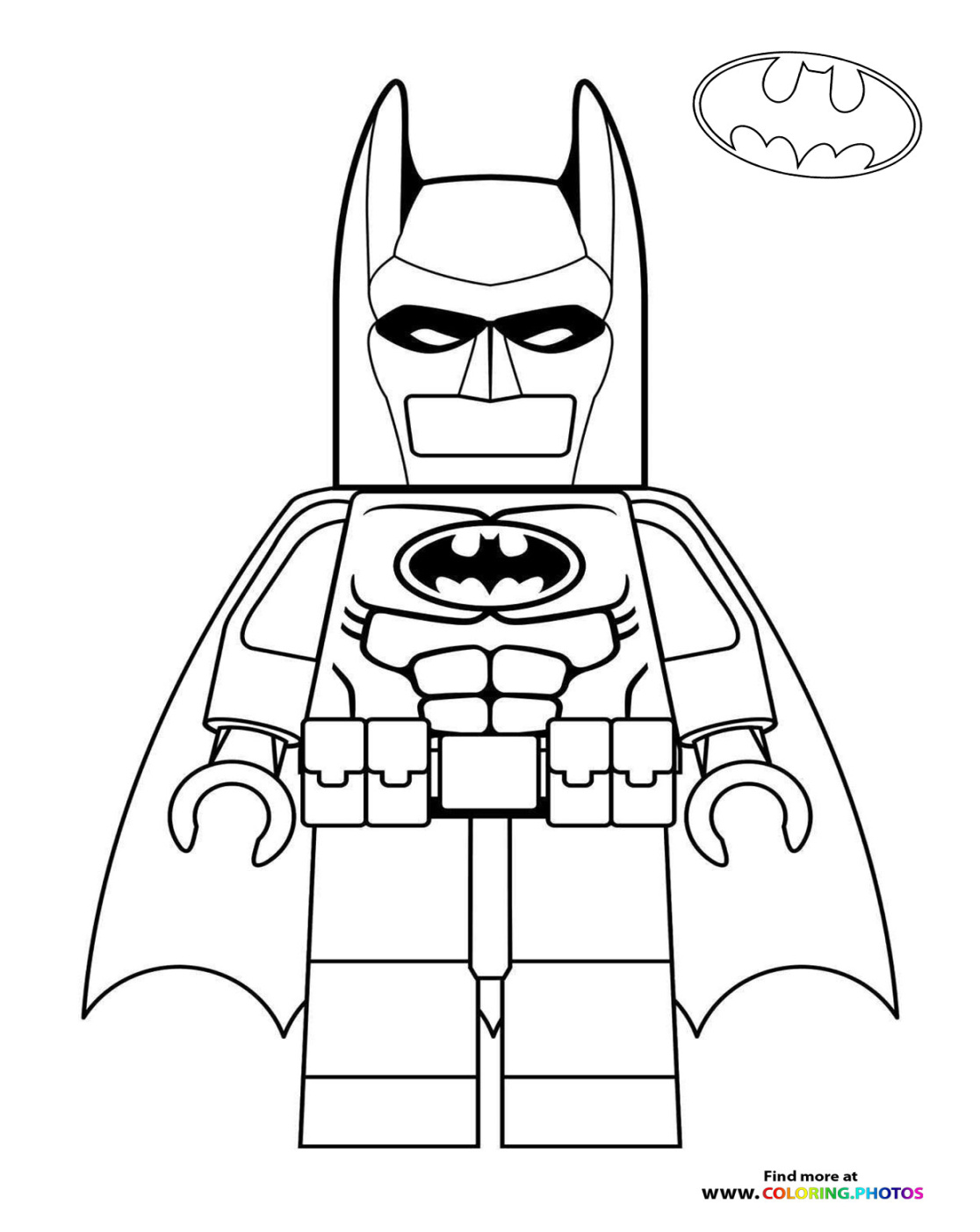 Lego Batman - Coloring Pages for kids Lego Batman - Coloring Pages for kids
