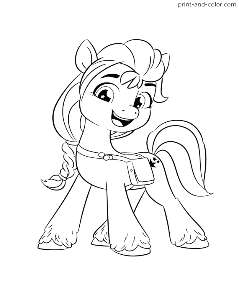 My Little Pony New Generation coloring pages Print and Color My Little Pony New Generation coloring pages Print and Color