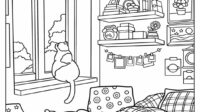 Aesthetic Coloring Pages (Free PDF Printables)