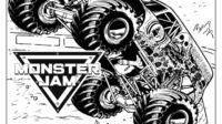 Coloring Sheets Monster Jam®