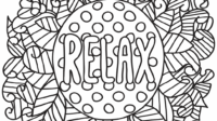 Relax coloring page Free Printable Coloring Pages